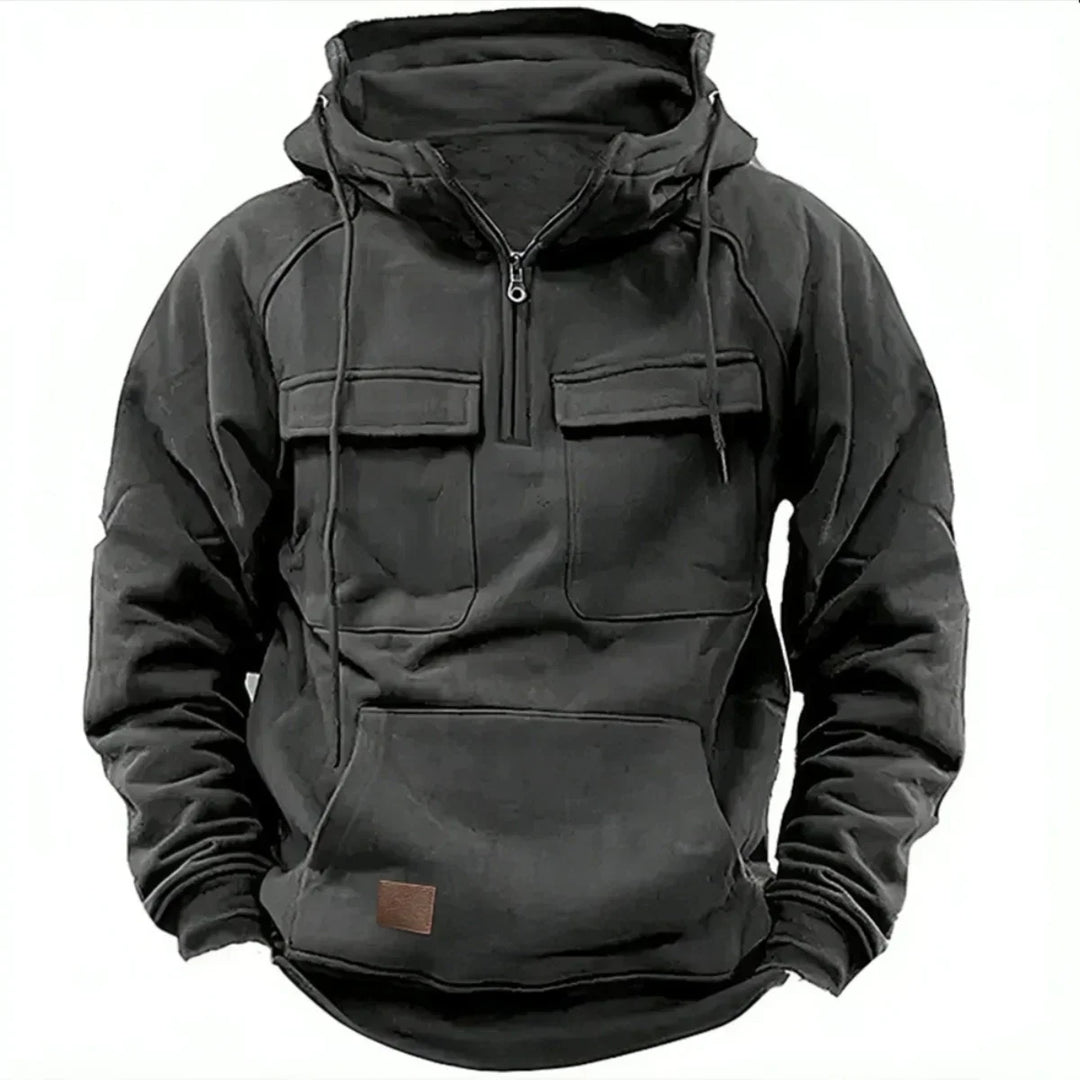 Lune London | Hoodie - Comfortable and warm hooded sweatshirt with zipper and practical pockets