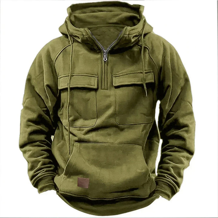 Lune London | Hoodie - Comfortable and warm hooded sweatshirt with zipper and practical pockets