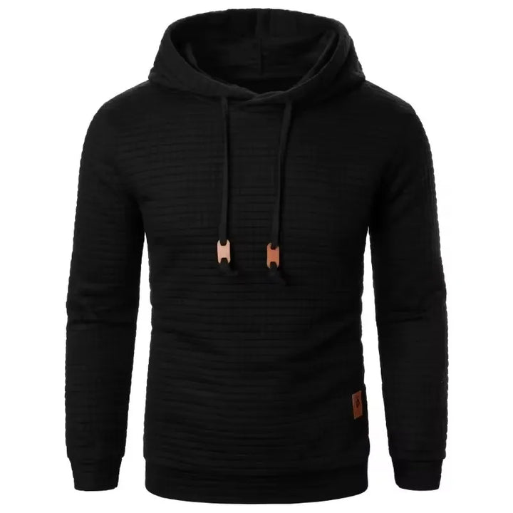 Lune London | Hoodie - Warm knitted sweater with hood, cords, and soft fabric