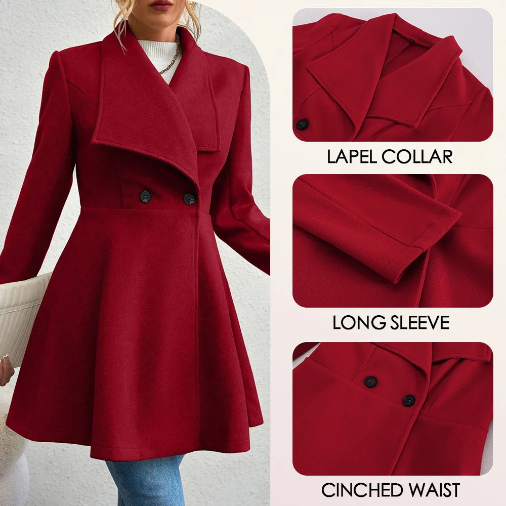 Lune London | Muse - Women's Long Sleeve Winter Coat