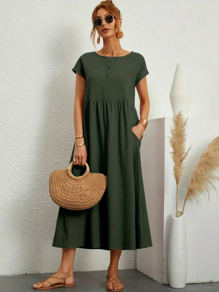 Lune London | Casual Elegant Cotton and Linen Dress