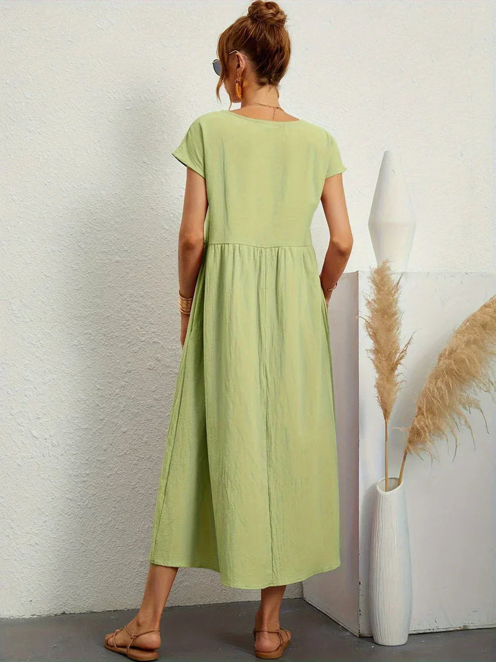 Lune London | Casual Elegant Cotton and Linen Dress