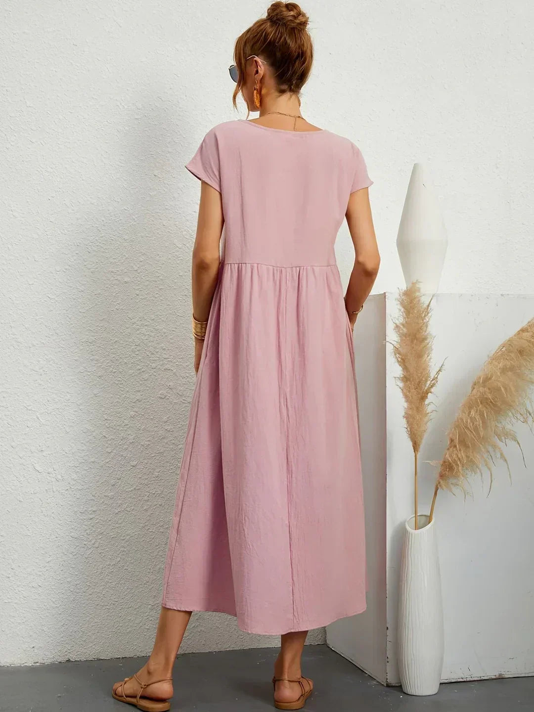 Lune London | Casual Elegant Cotton and Linen Dress