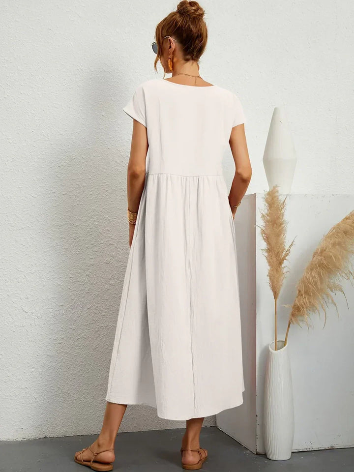 Lune London | Casual Elegant Cotton and Linen Dress