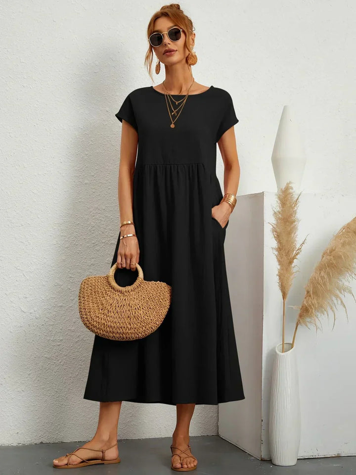 Lune London | Casual Elegant Cotton and Linen Dress