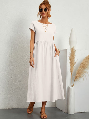Amarae | Round Neck Dress Elegant Design for Women