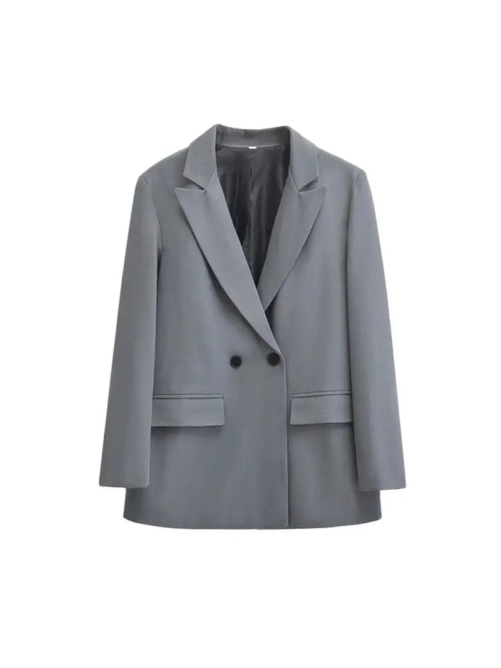 Lune London | Women's Blazer - Structured With Double Button Closure
