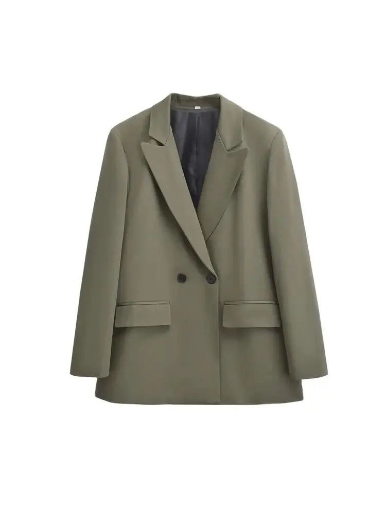 Lune London | Women's Blazer - Structured With Double Button Closure