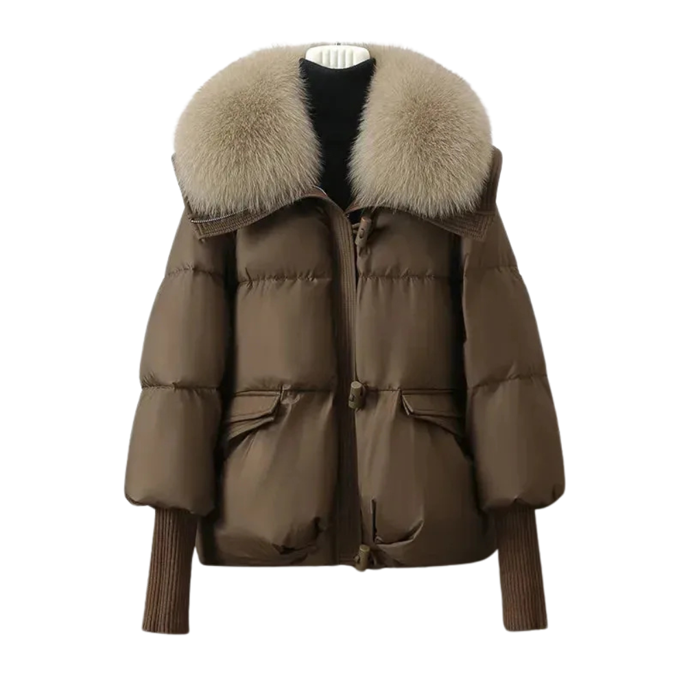Lune London | Faux Fur Collar Puffer