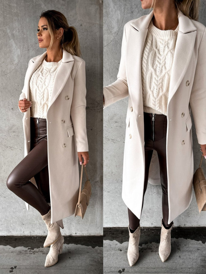 Amarae | Coat - Double-breasted Wool Blend - Classic Cut - Tailored Fit