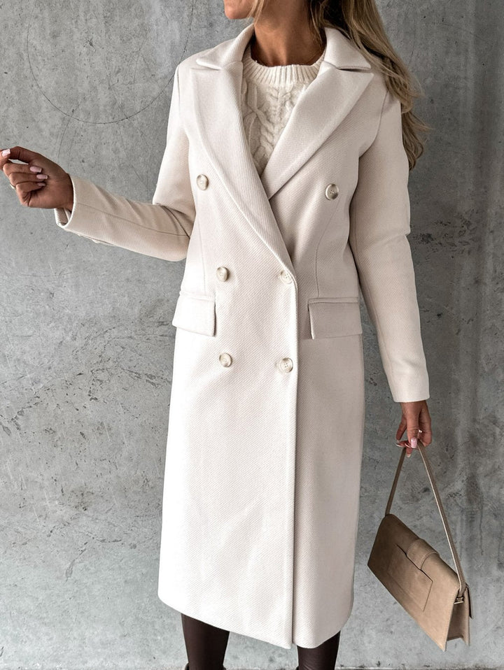 Amarae | Coat - Double-breasted Wool Blend - Classic Cut - Tailored Fit