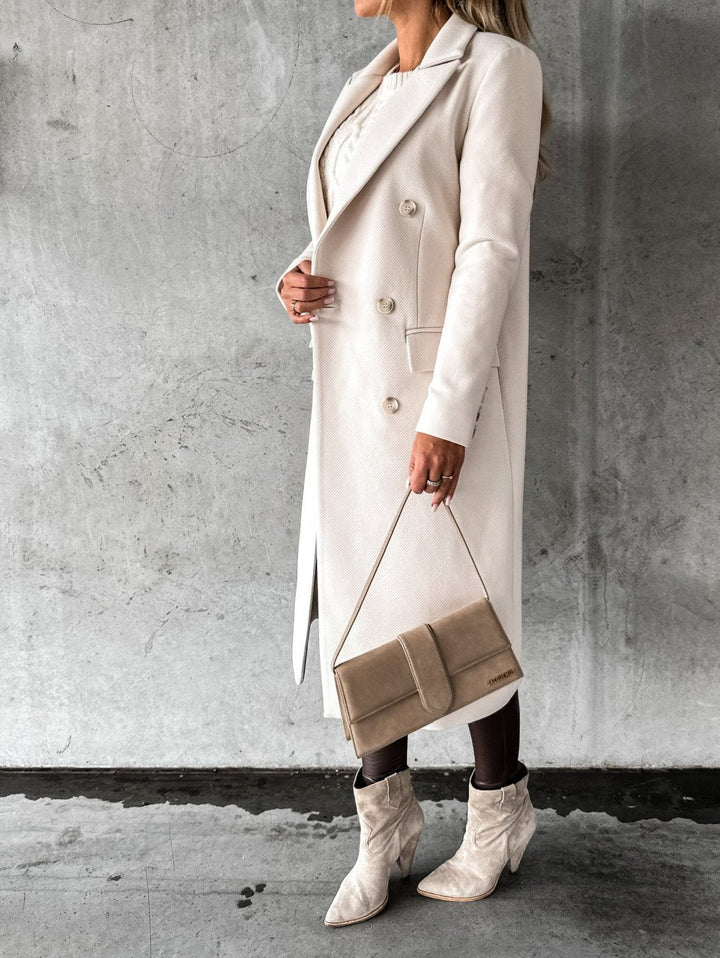 Amarae | Coat - Double-breasted Wool Blend - Classic Cut - Tailored Fit