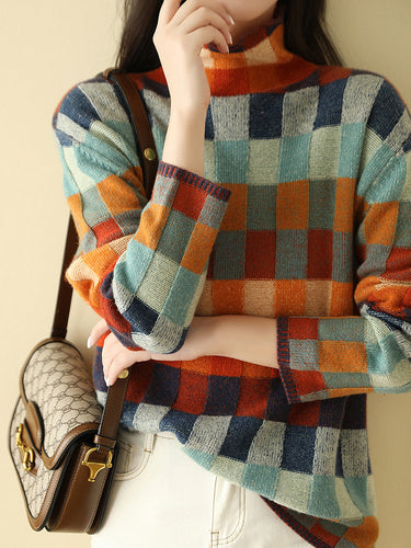 Amarae | Women's turtleneck sweater in 100% cashmere with an elegant fit