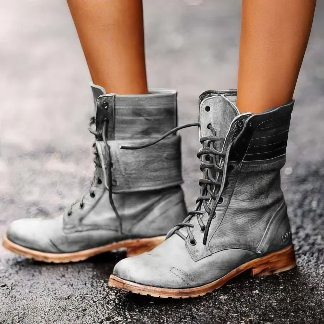 Lune London | ModeParisienne Birgit - Timeless and Cozy Retro Leather Boots