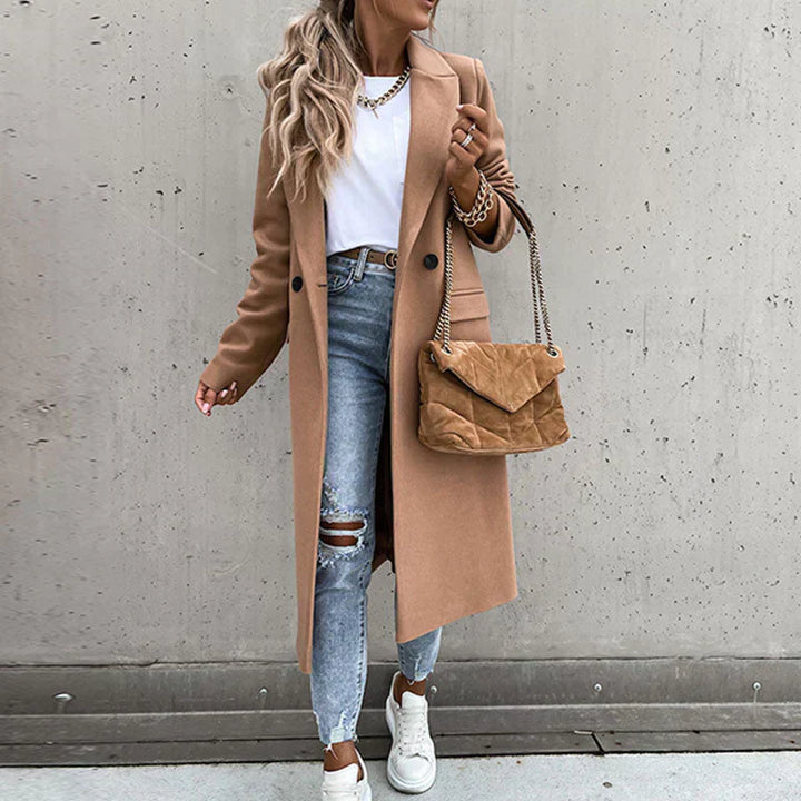 Lune London | Longer Women's Coat with Button Placket