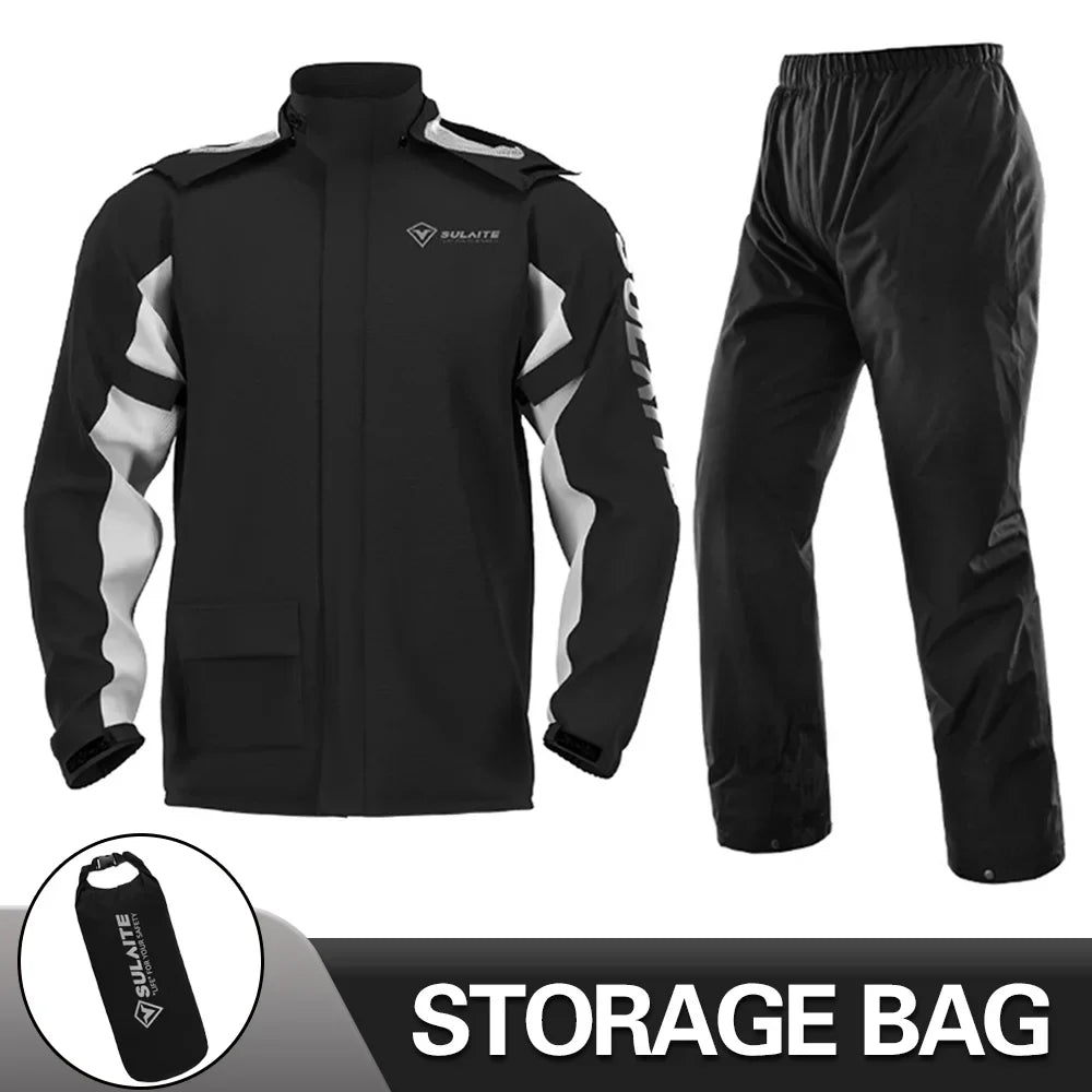 Amarae | Unisex waterproof and breathable motorcycle rain jacket - Lightweight design