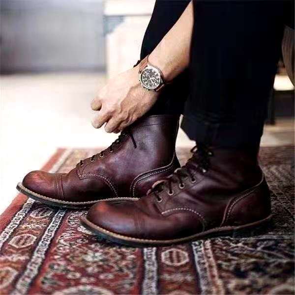Lune London | Retro Lace-Up Boots for Men
