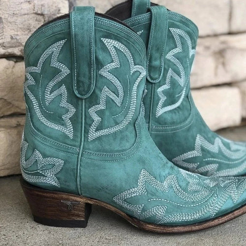 Amarae | Leather Cowboy Boots Laurice
