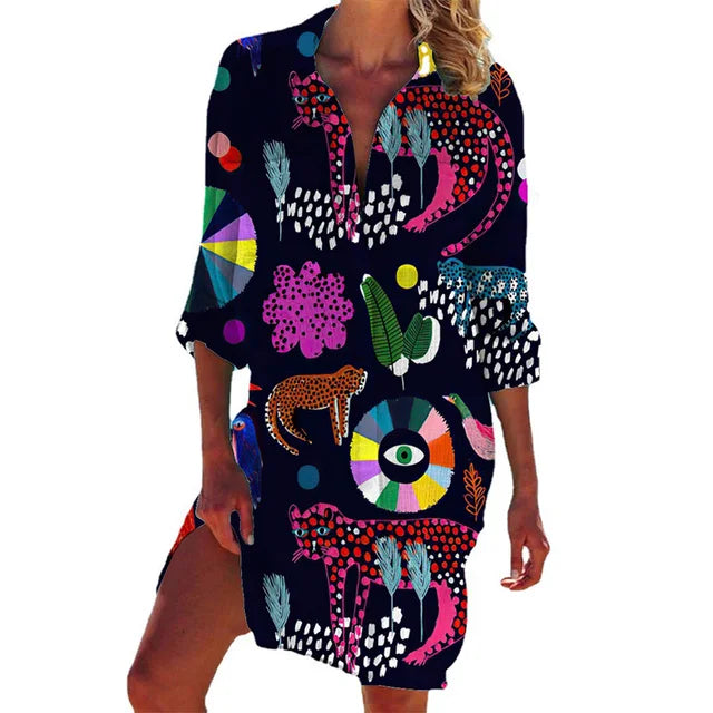 Amarae | Hawaii Shirt with Floral Pattern