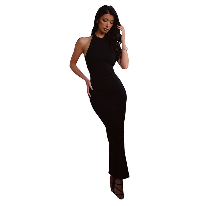 Chic and Stylish Women's Fitted Maxi Strap Dress