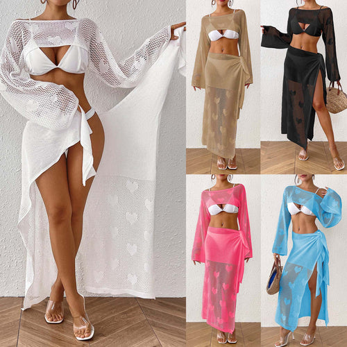 Ladies Open Knit Beach Cover-up Amarae
