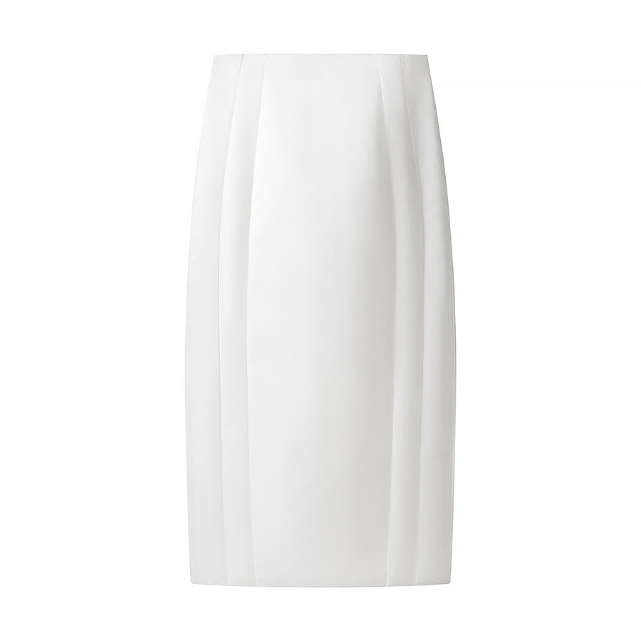 Women's pencil skirt with sculpting seam details and knee-length silhouette Amarae