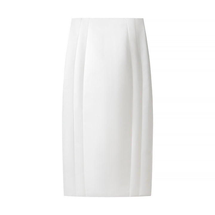 Women's pencil skirt with sculpting seam details and knee-length silhouette Amarae