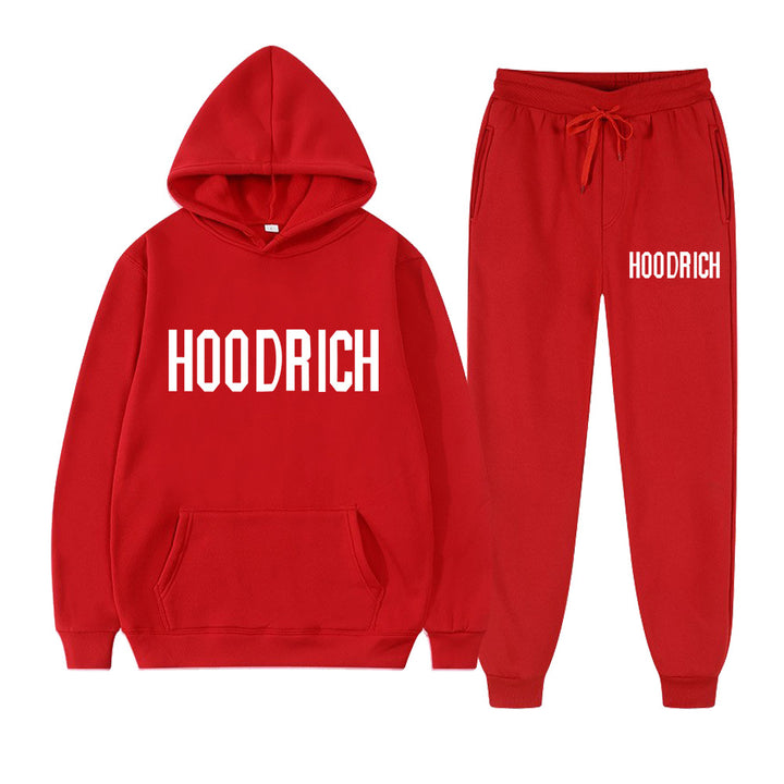 Women's sport hoodie and jogger set with contrasting logo Lune London