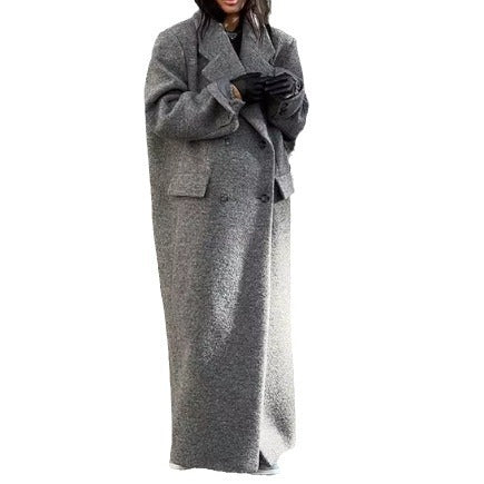 Ladies Oversized Wool Coat Lune London
