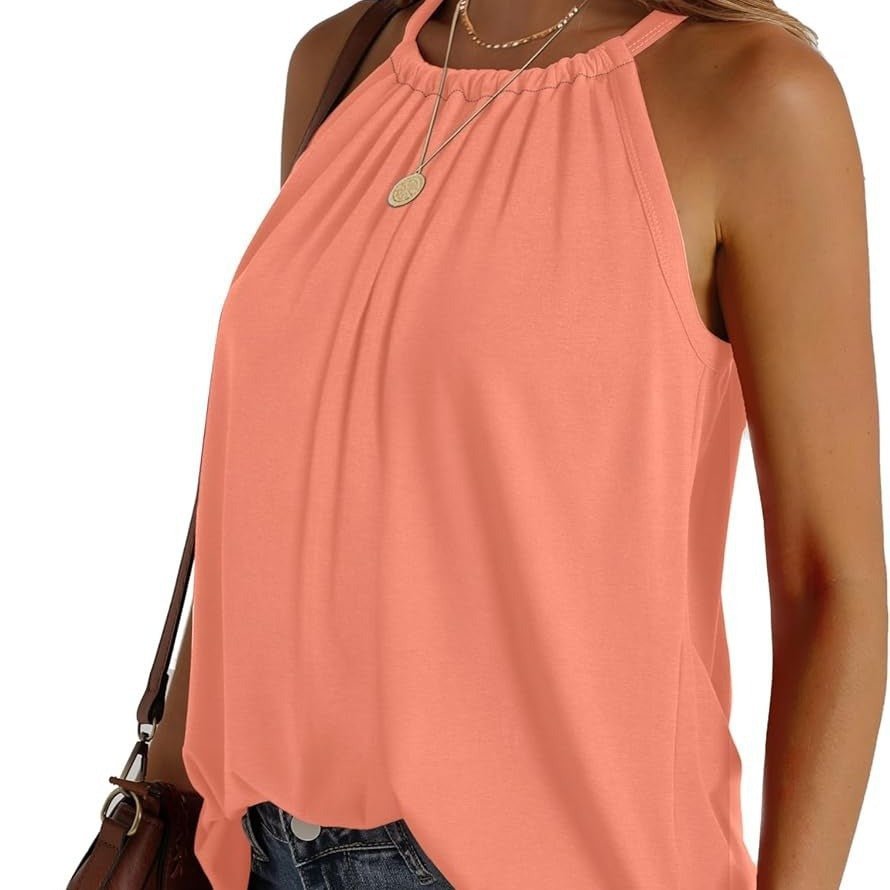 Chic and lightweight ladies blouse with collar Amarae