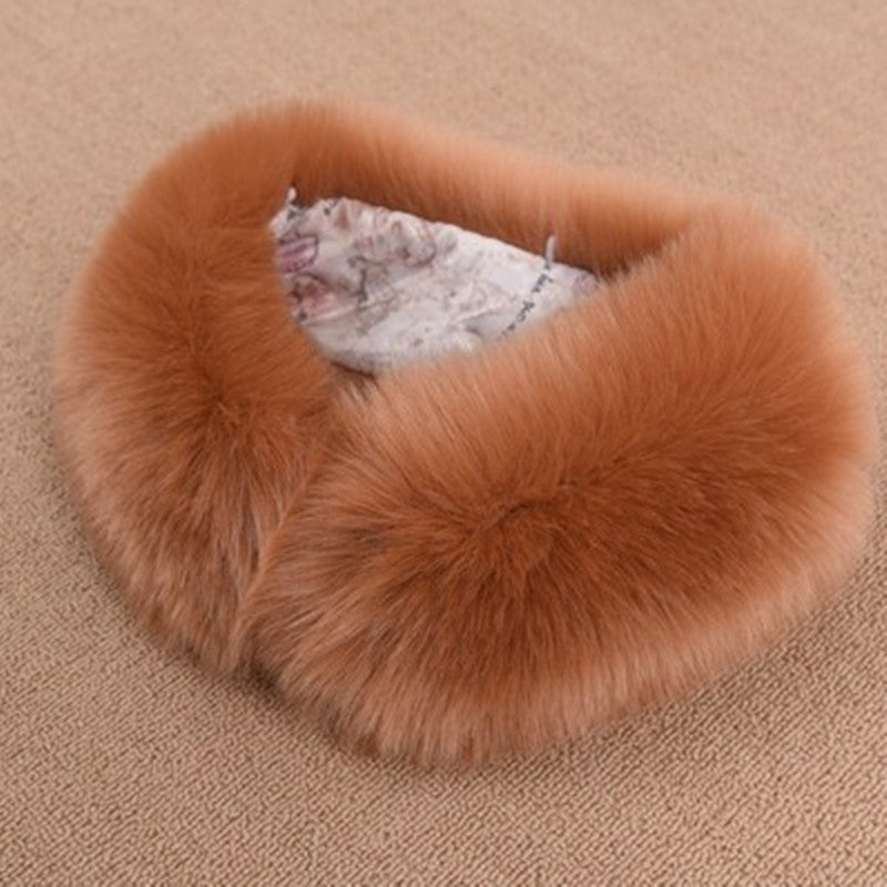 Women's High-Pile Loop Scarf made of Faux Fur with Soft Lining Amarae