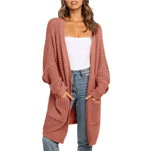 Knitted cardigan for women with a relaxed fit and pockets Amarae
