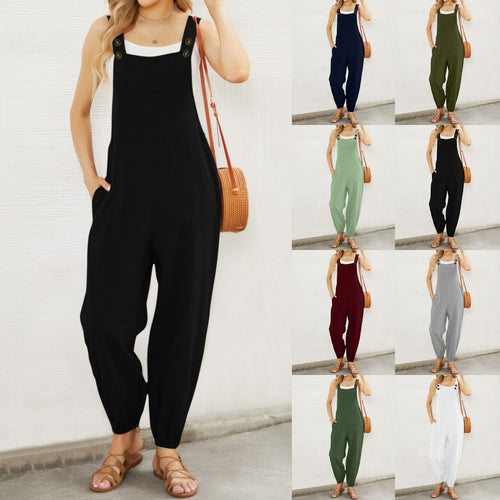 Stylish women's overalls with adjustable straps Amarae