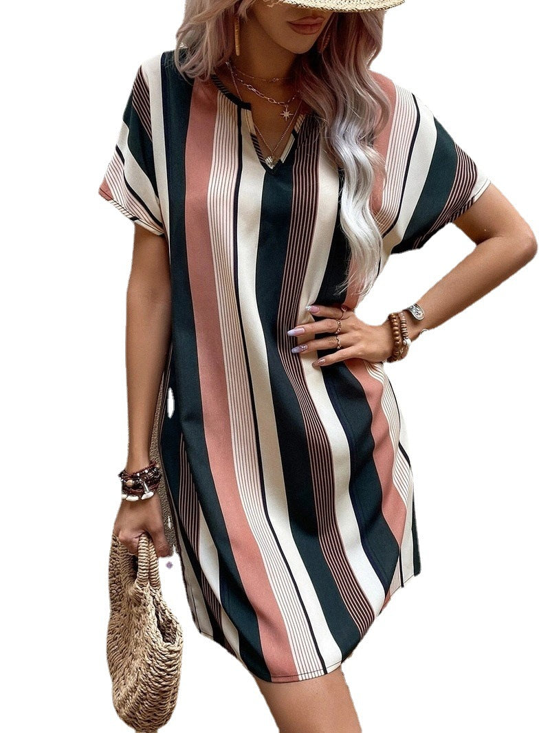 Short sleeve striped dress Lune London