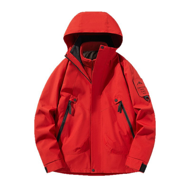 Unisex Waterproof, Breathable Hardshell Outdoor Jacket with Hood Amarae