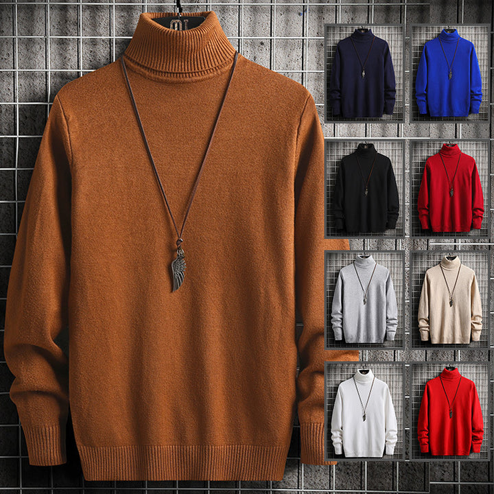 High-quality cotton turtleneck sweater for men Lune London