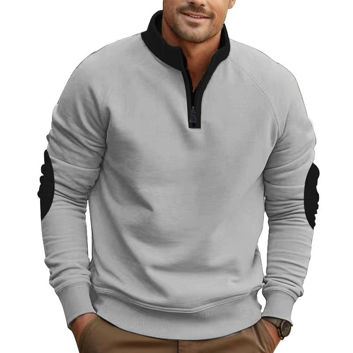 Amarae men's sporty sweater with zipper