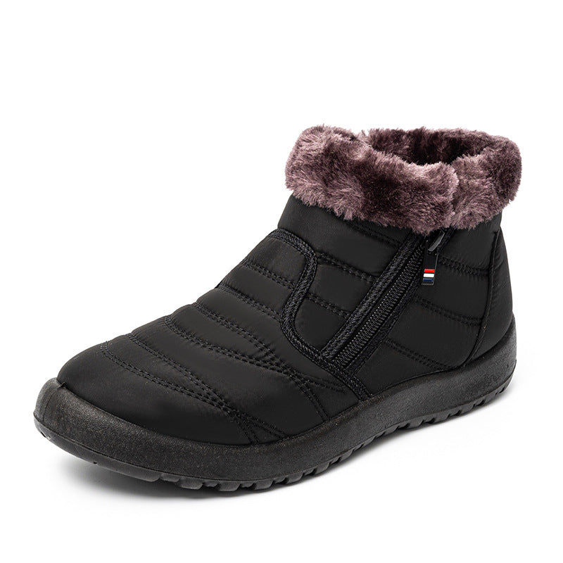 Women's insulated winter boots with non-slip sole and convenient zipper Lune London