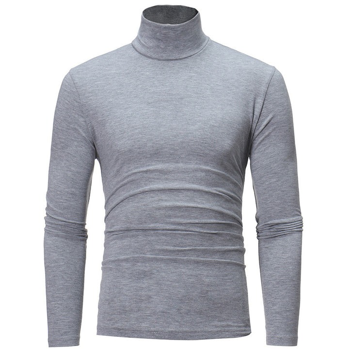 Elegant turtleneck sweater for men in comfortable stretch material Lune London