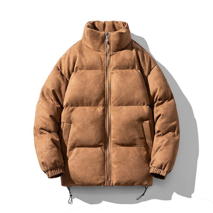 Ladies winter quilted jacket with high collar and versatile pockets Amarae