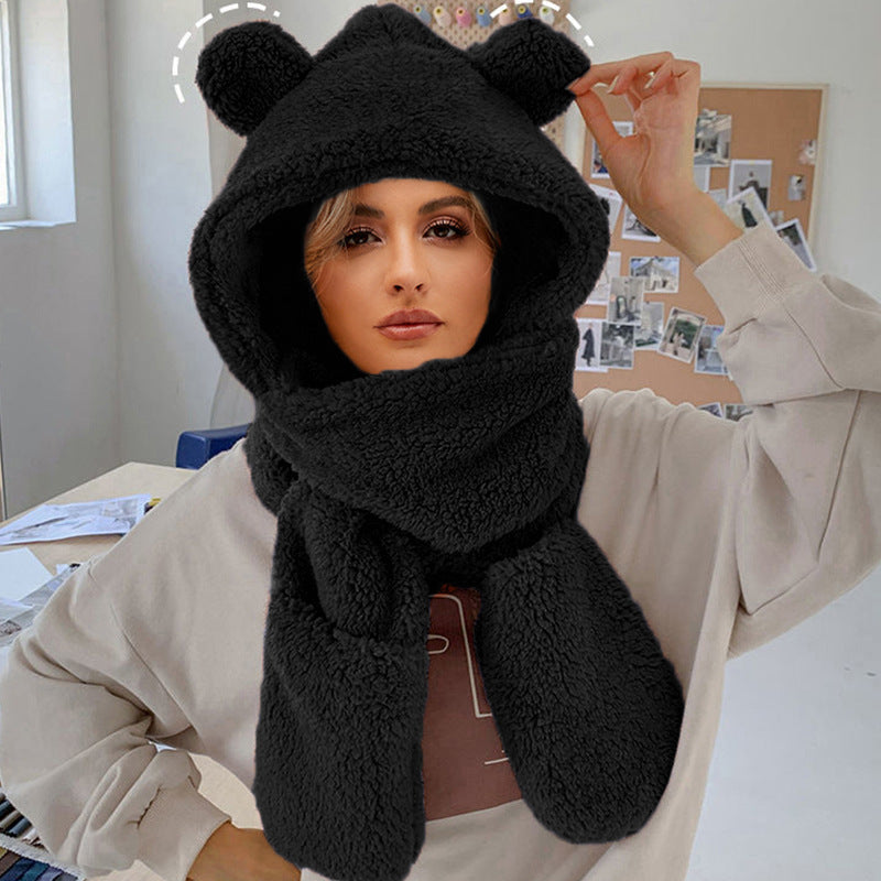 Ladies Cozy Unicorn Blanket with Chic Scarf and Style
