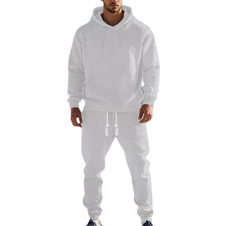 Men's Cozy Leisure Set with Hood and Elastic Waistband Lune London