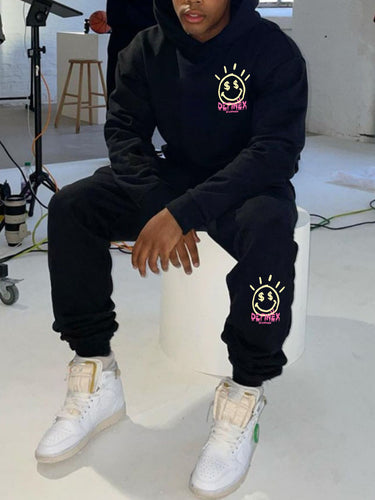 Women's hoodie and jogger set with casual graphic print Amarae