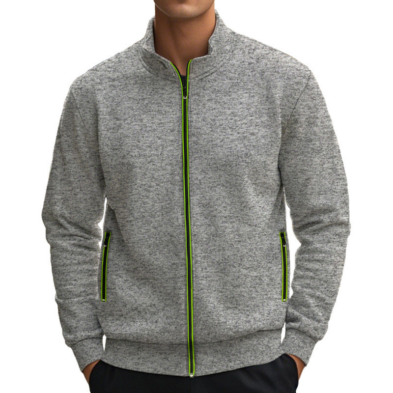 Men's high-quality training jacket with breathable structure and trendy zip Chic and style