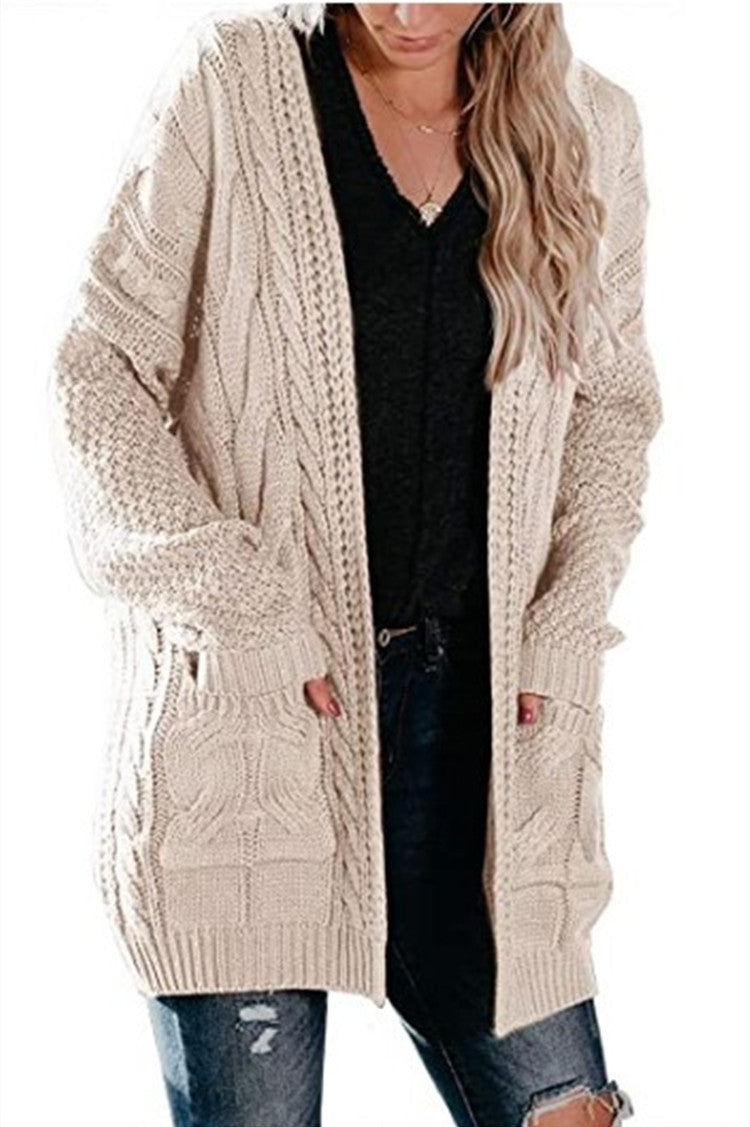 Women Chunky Knit Cardigan Chic and Still