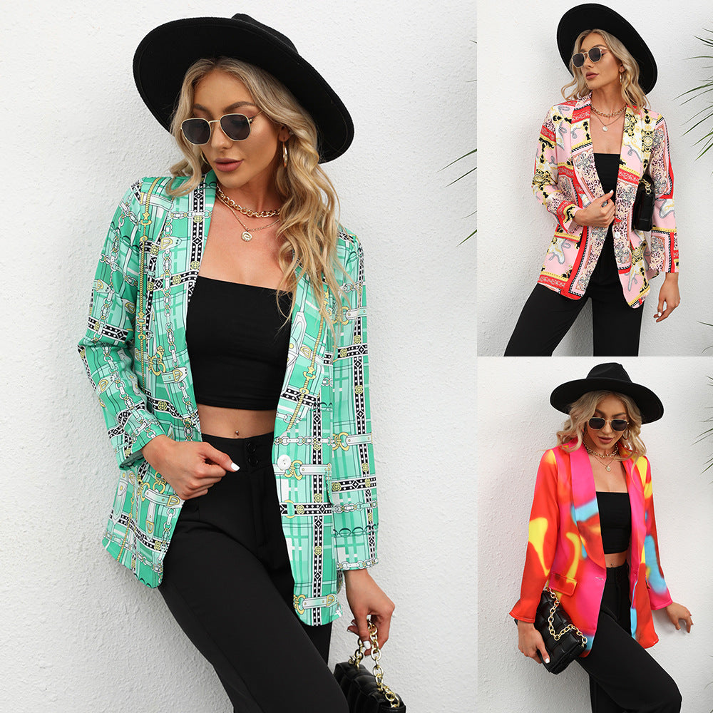 Elegant and colorful women's jacket Lune London