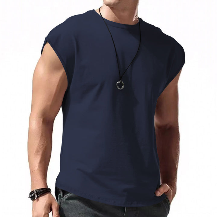 Men's fitted muscle shirt with shoulder pads Lune London
