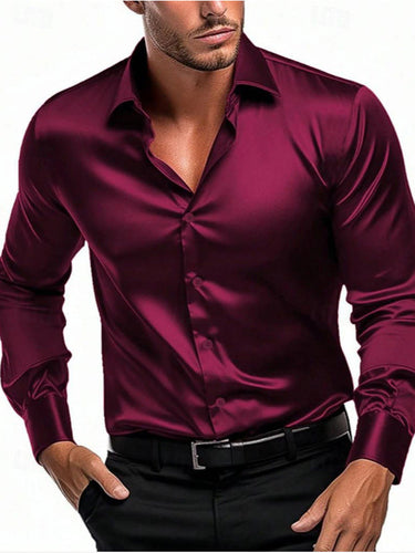 Men's Elegant and Timeless Silk Shirt Amarae