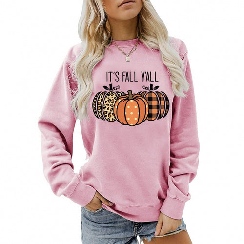 Women’s sweatshirt with playful autumn motif and comfortable fit Amarae