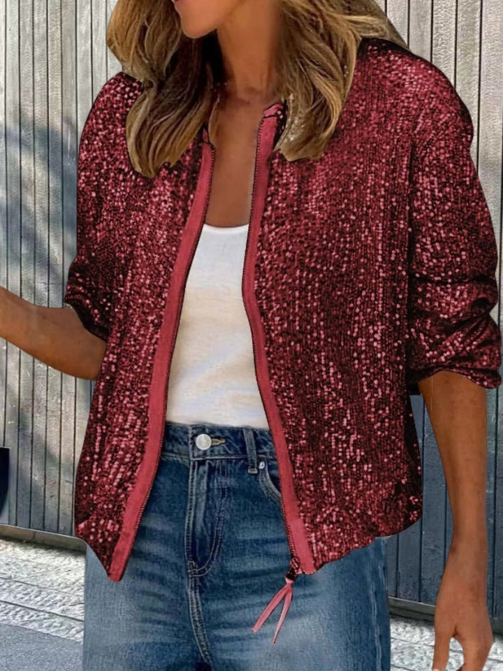 Women's Sequin Jacket In A Modern Cut Amarae